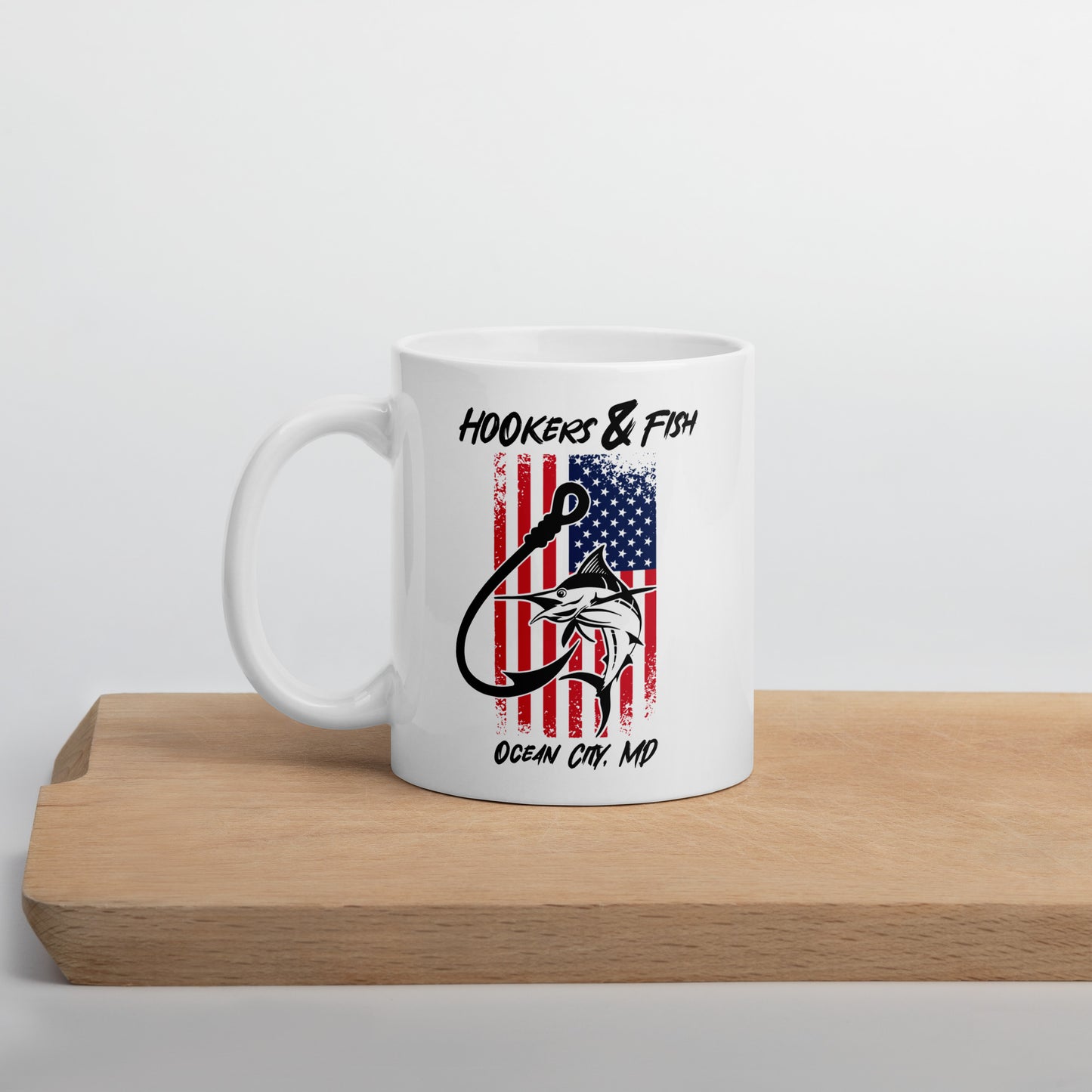 Hookers and Fish OCMD Mug