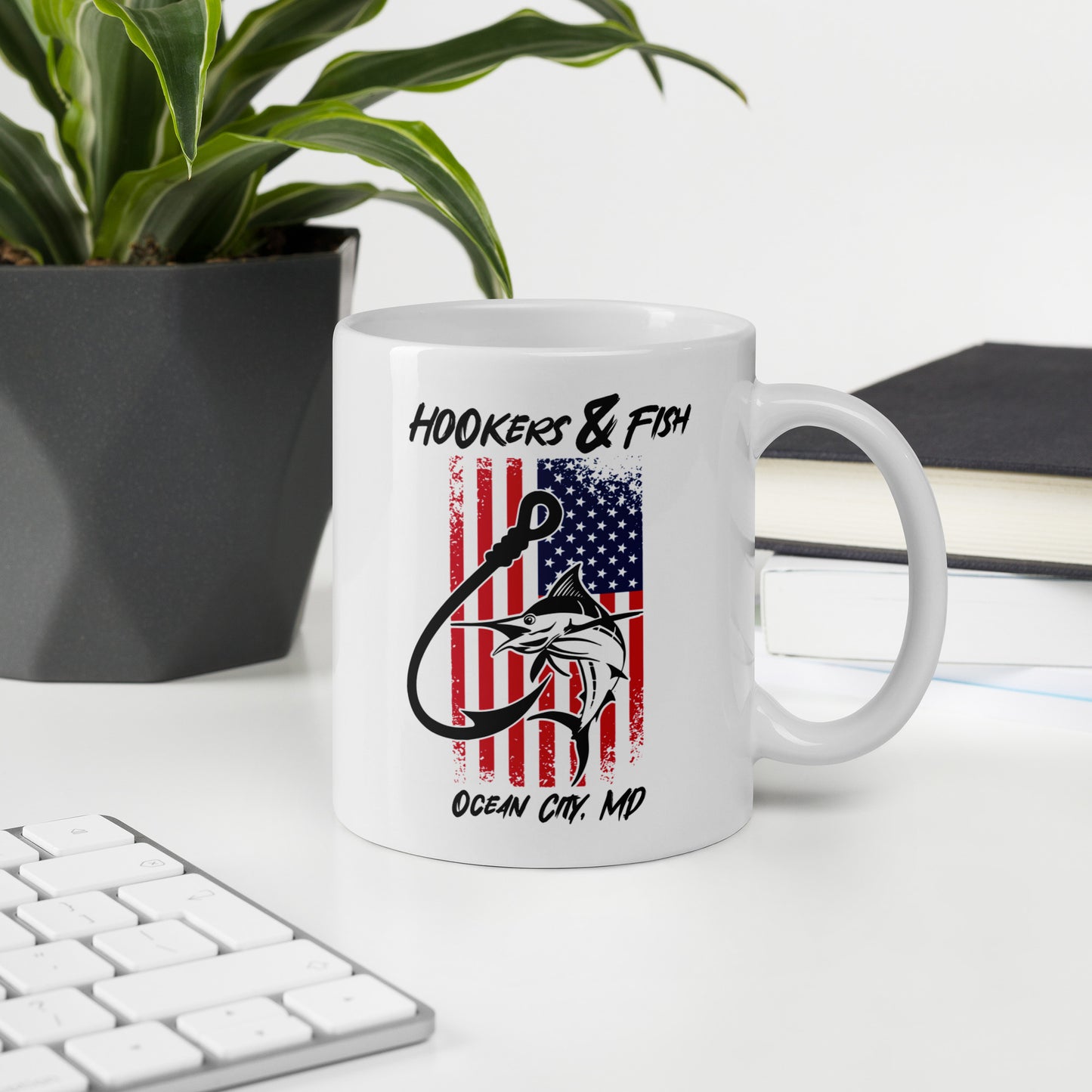 Hookers and Fish OCMD Mug