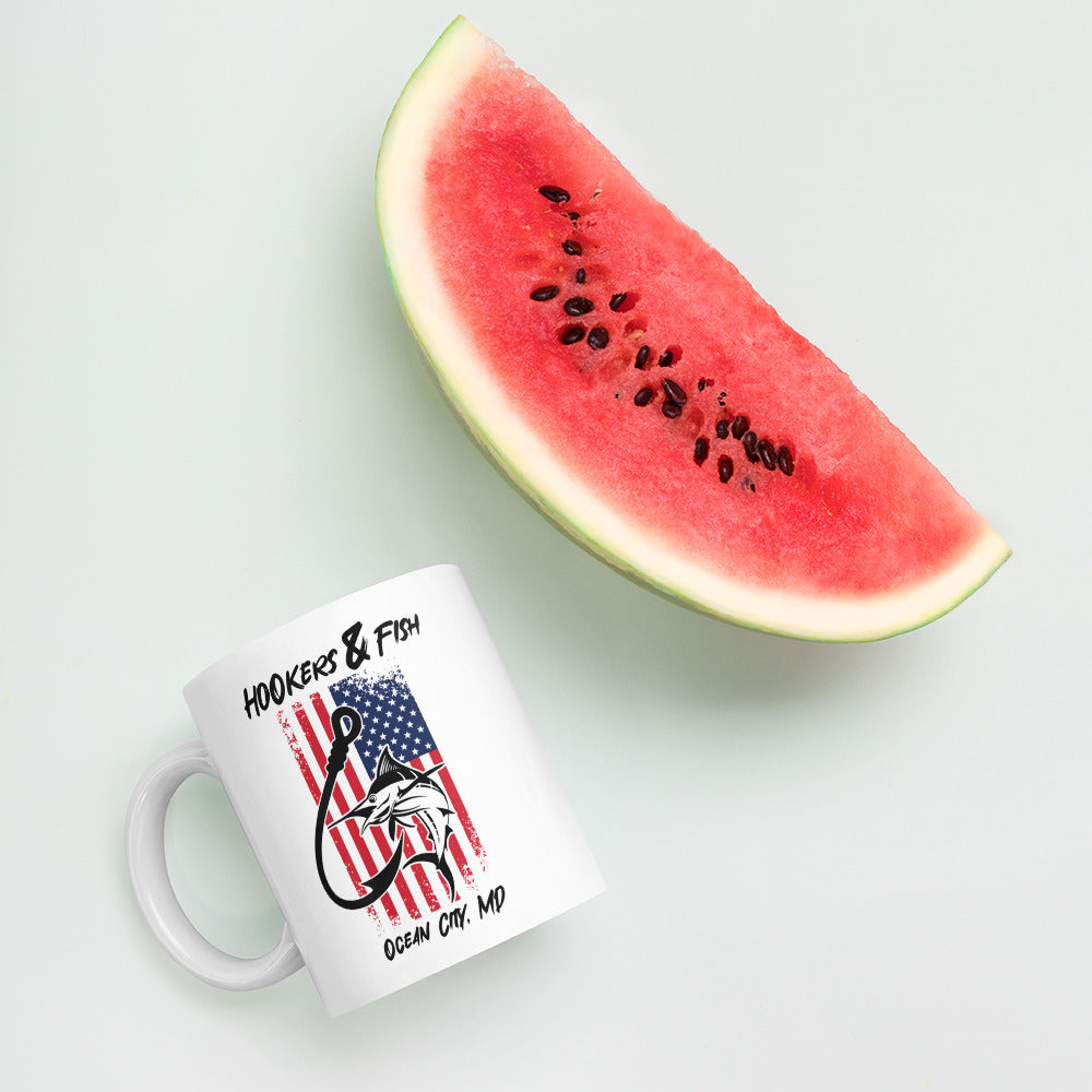 Hookers and Fish OCMD Mug
