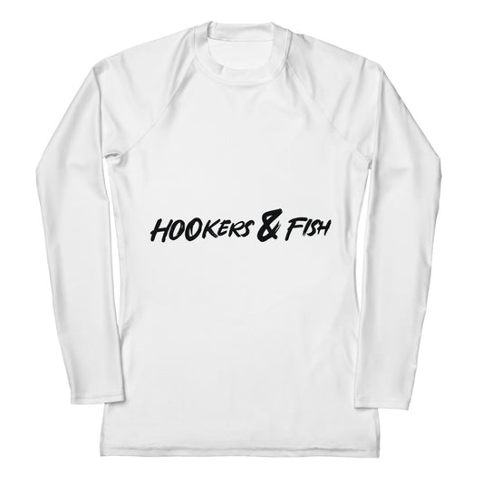 Women's Hookers and Fish Rash Guard