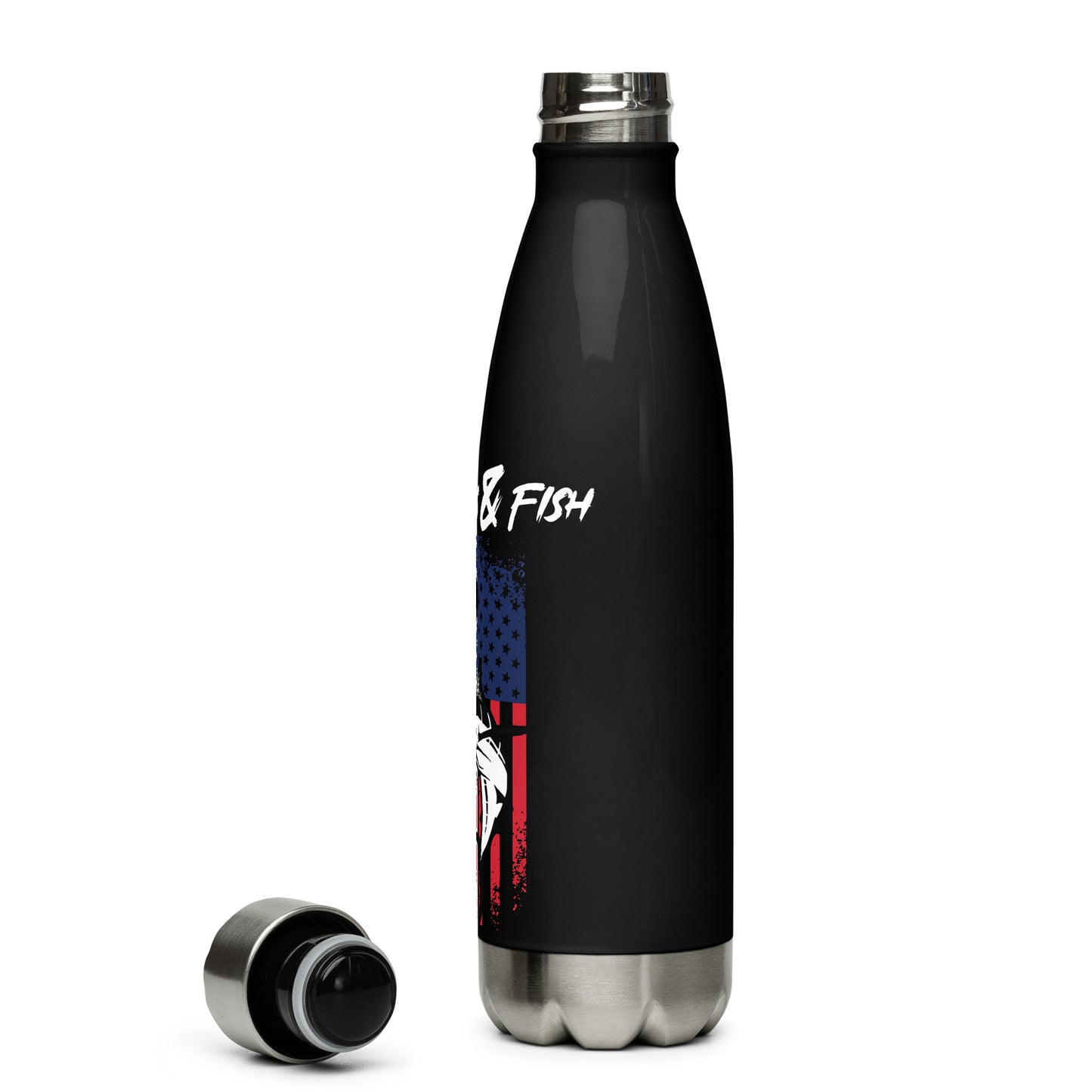 Hookers and Fish Stainless Steel Water Bottle